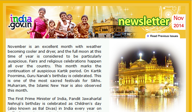 India – Newsletter – Nov 2014